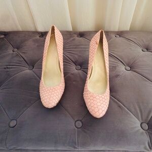 Calvin Klein pink stilettos